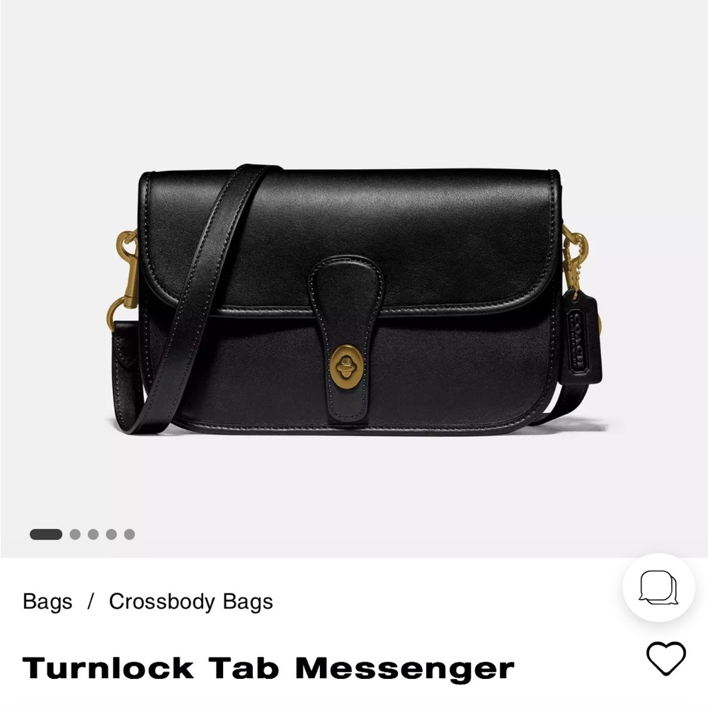 NWOT Coach Turn-lock Tab Messenger Limited Edition 193 💼